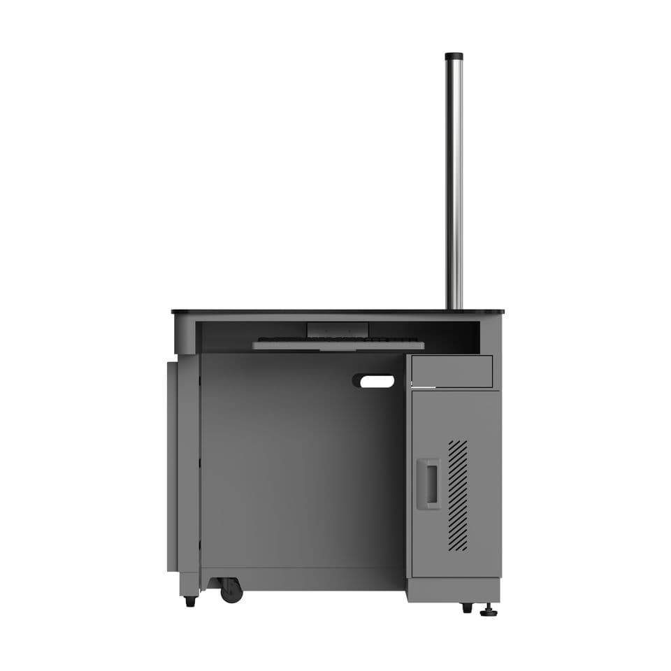 MIONE IU-3000S extension side table alternate front view