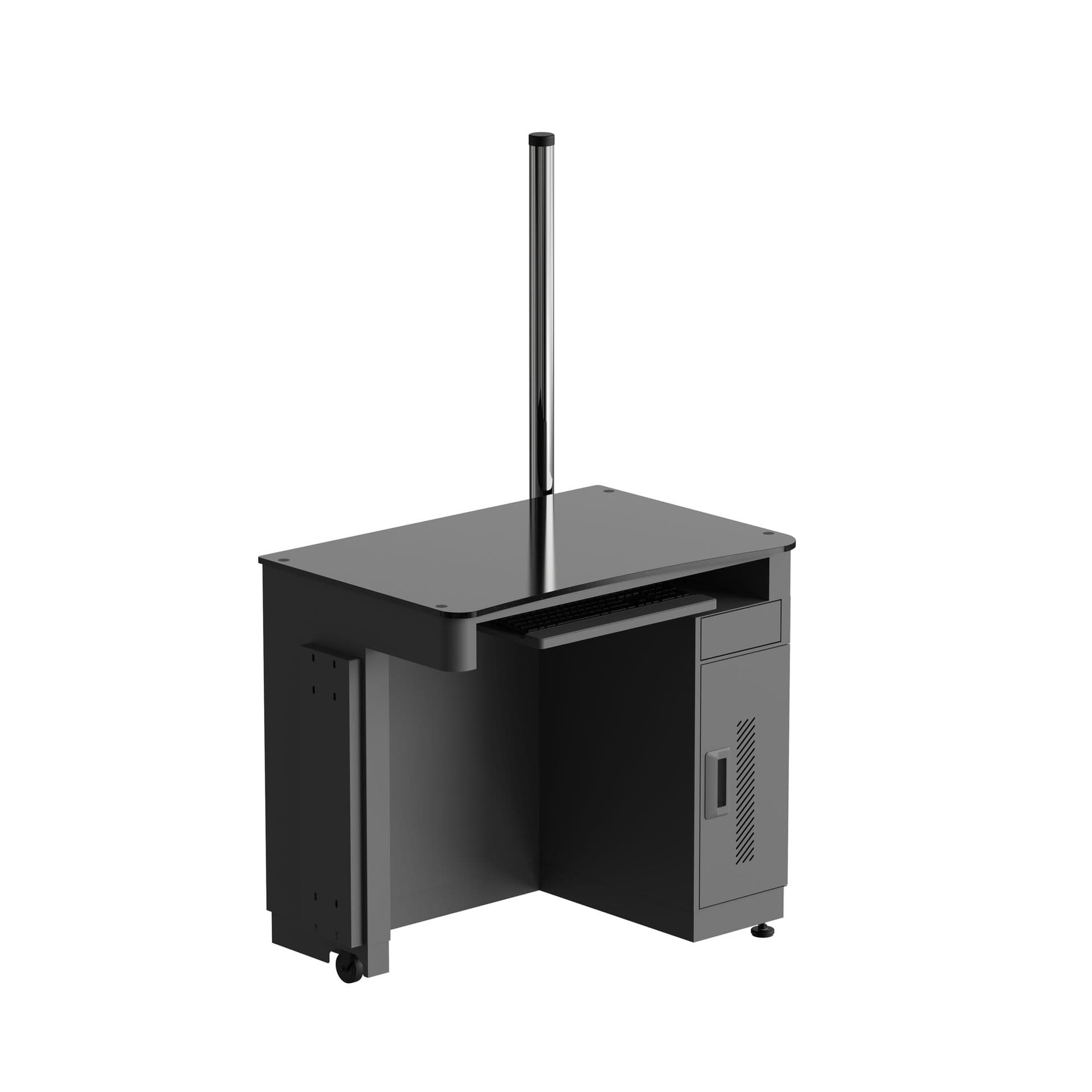 MIONE extension side table angled view