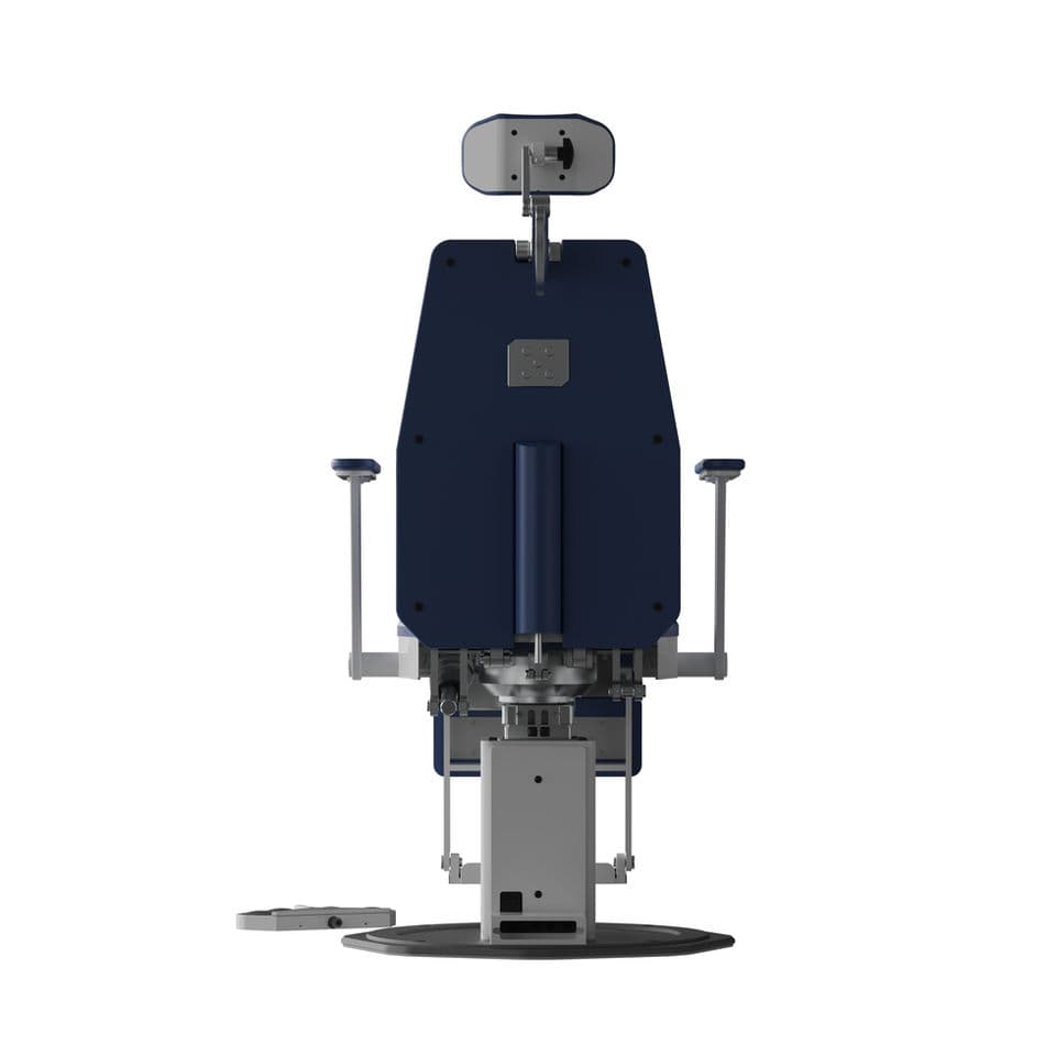 MIONE IC-3000 treatment chair angled view